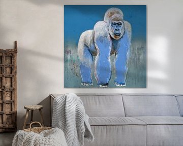 Blue Gorilla by Atelier Paint-Ing