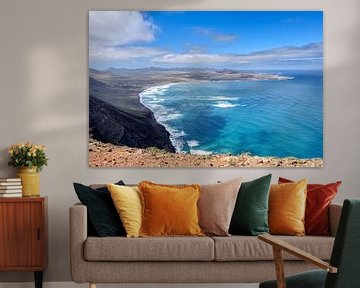 Bucht von Famara (Lanzarote) von Peter Balan