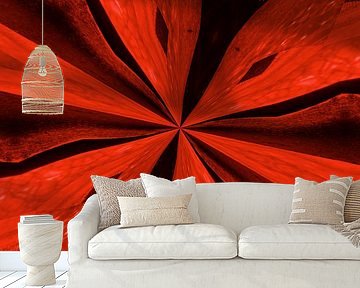 Wandbild mit viel rot!