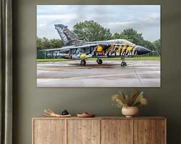 Duitse Panavia Tornado (46+33) met tijger livery. van Jaap van den Berg