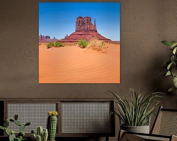 MONUMENT VALLEY West Mitten Butte by Melanie Viola