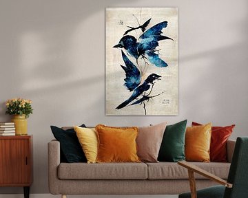 Blue Birds by Treechild