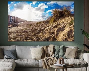 dune avec des zostères à Koksijde sur Youri Mahieu