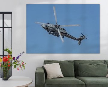 Vliegdemonstratie Griekse Sikorsky S-70B Seahawk. van Jaap van den Berg