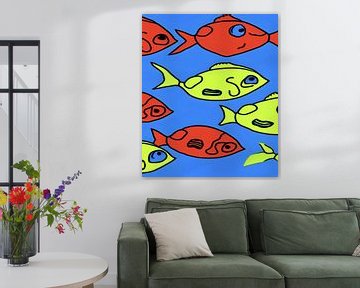 Poissons colorés sur renato daub