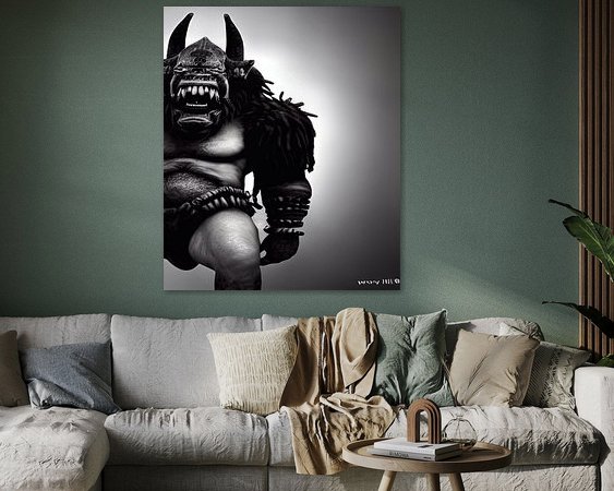 Example of the artwork in a room