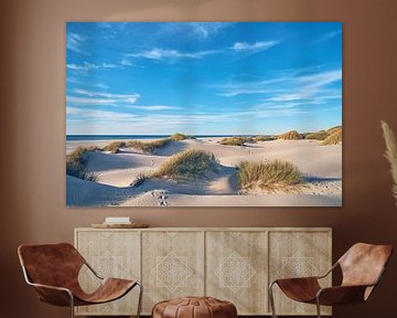 Vaste paysage de dunes près de la plage de Saltum sur Florian Kunde