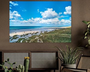 Jammer Bay coastal landscape in Denmark by Florian Kunde