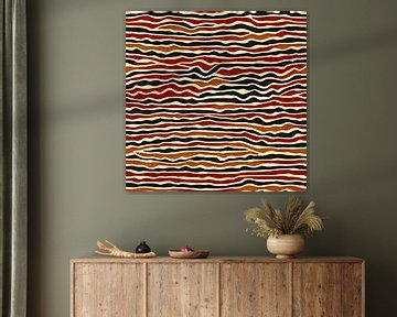 Abstract Navajo Aztec pattern #XV by Whale & Sons