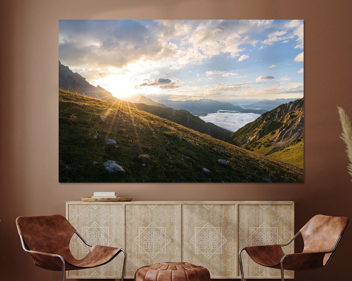 Example of the artwork in a room