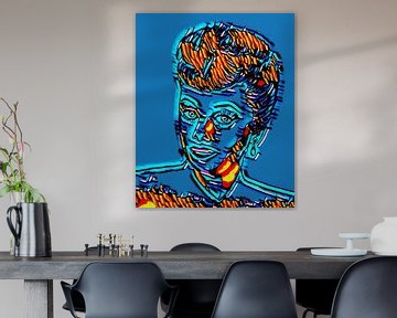 Lucille Ball en graffiti sur Jose Lok