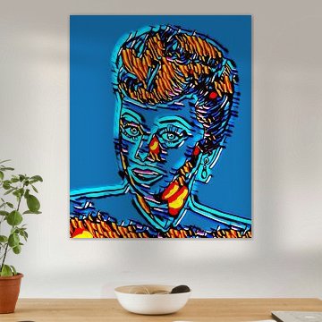 Lucille Ball in graffiti
