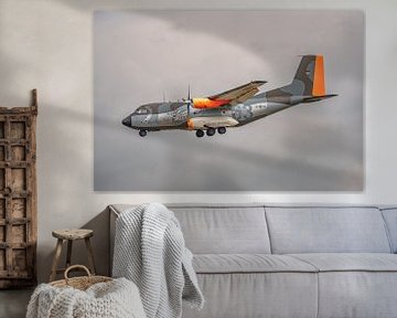 Luftwaffe C-160 Transall tijdens afscheidstournee. van Jaap van den Berg