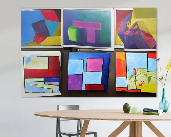 Example of the artwork in a room