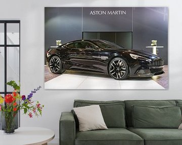 Aston Martin Vanquish sports car front view by Sjoerd van der Wal Photography