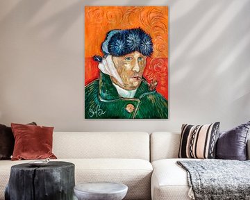 Selfie Vincent van Gogh sur Christel De Buyser