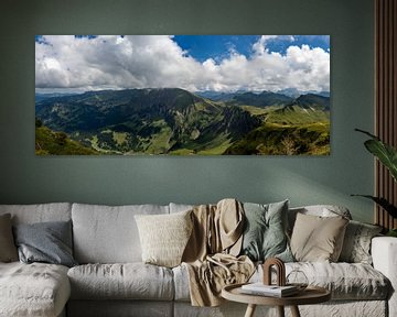 Vue de rêve sur la montagne sur Jeroen de Weerd