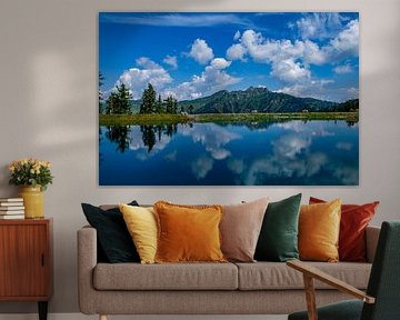 Lac de montagne avec réflexion - Tranquillité et beauté naturelle