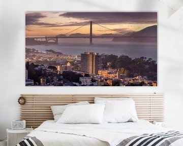 San Francisco by Photo Wall Decoration