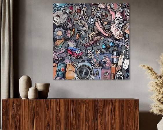 Example of the artwork in a room
