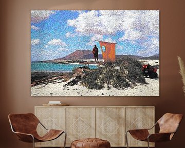 Dunas de Corralejo (Fuerteventura) | Van-Gogh-Stil von Peter Balan