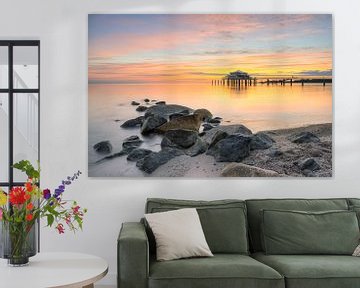 Timmendorfer Strand Zonsopgang van Michael Valjak