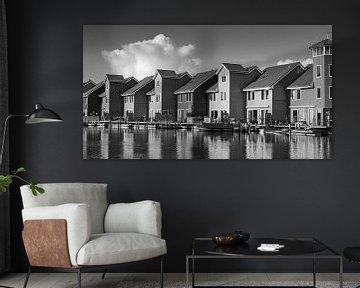 Reitdiephaven Groningen (noir et blanc) sur Sebastian Stef