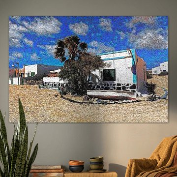 Caleta del Sebo (La Graciosa) | Van Gogh-stijl van Peter Balan