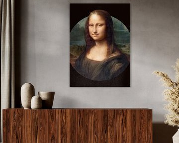 Die Mona Lisa leuchtet von Gisela- Art for You