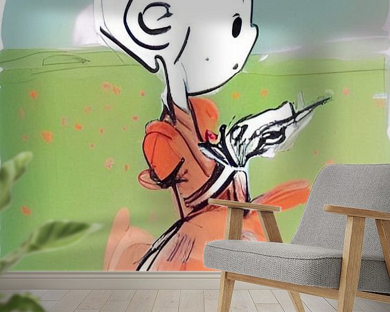 Example of the artwork in a room