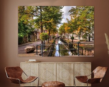 Herfstkleuren Kortegracht Amersfoort van Watze D. de Haan