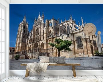 Kathedraal van Leon in Spanje