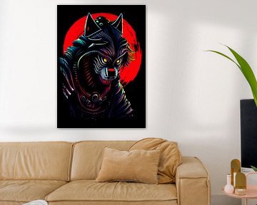Samurai gepantserde weerwolf van Sahruddin Said