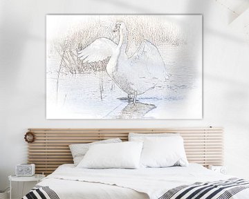 Swan by Ans Houben
