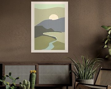 Abstrakter Impressionismus - Sonnenaufgang
