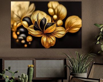 Gouden bloem van Bert Nijholt