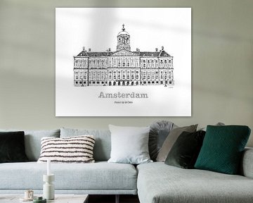 Amsterdamer Palast am Dam-Platz von Mjanneke