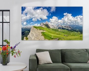 Seceda of the Geisler Group in the Dolomites by Dieter Meyrl