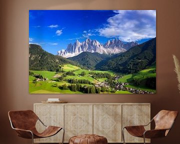 Geisler Group in the Dolomites by Dieter Meyrl