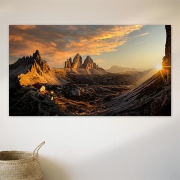 Drei Zinnen in den Dolomiten von Dieter Meyrl