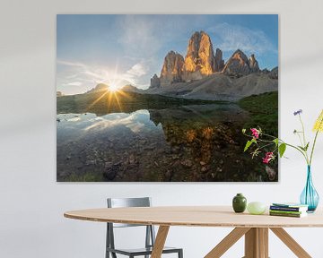 Three Peaks in the Dolomites