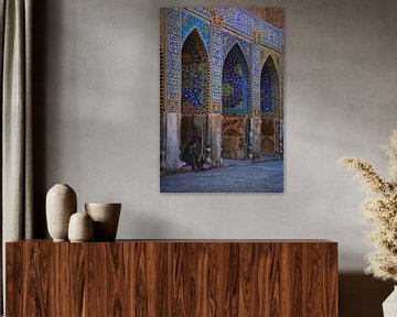 Ontspannen in Isfahan van Anajat Raissi