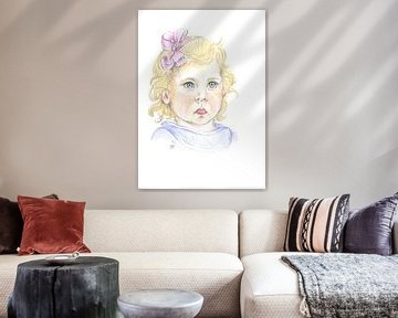girl with bow