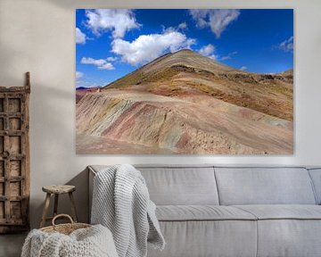 Les montagnes arc-en-ciel au Pérou sur Gerhard Albicker