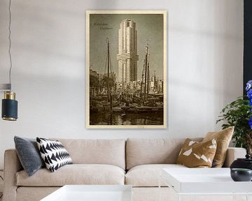 Oud ansicht Cooltoren, Rotterdam van Frans Blok