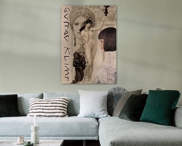 Gustav Klimt collage - Next level 2 van Digital Art Studio