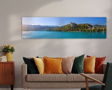 Panorama van het meer van Bled van Tilo Grellmann