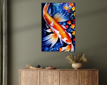 Colorful Koi Carp by Whale & Sons