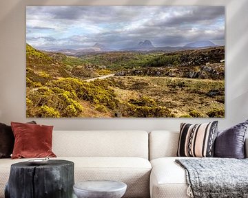 Iconische bergen van de Schotse noordwestkust van Rob IJsselstein