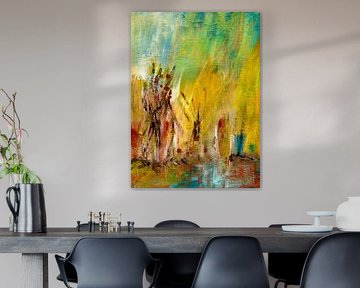 Kunstpastel 22 - Natuurstemming van Claudia Gründler